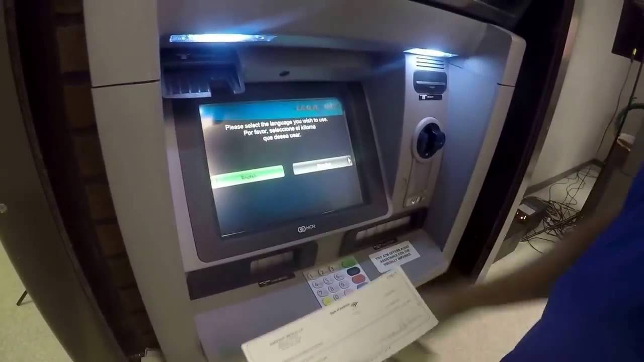 TranAct EZCash ATM Check Deposit Cashing Demo YouTube