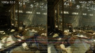 Crysis 3: Radeon HD 7950 - 1080p vs. 1440p Frame-Rate Tests