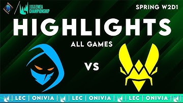 RGE vs VIT ALL GAMES Highlights | LEC Spring 2025 | Rogue vs Team Vitality by Onivia