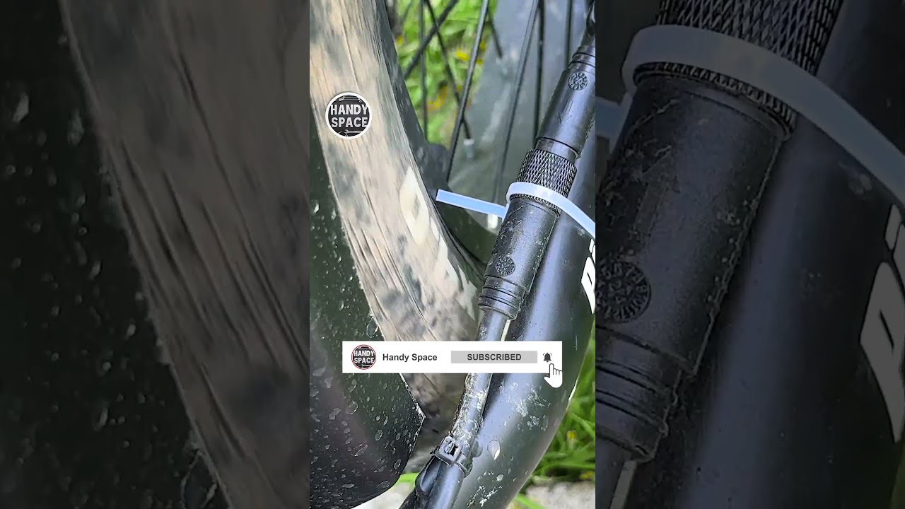 Cyclists This Is Useful Life Hack With A Zip Tie Bike