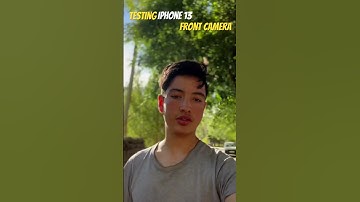 Testing iphone 13 front camera