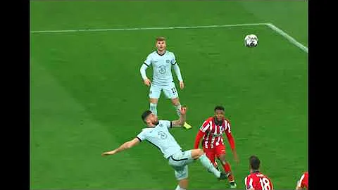 Olivier Giroud Bicycle kick against Athletico Madrid