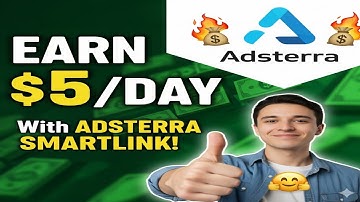 Adsterra Smart Direct Link Tutorial 2025 💰 Make Passive Income with CPA Marketing (High RPM Method)