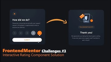 Frontend Mentor Challenge  Interactive Rating Component Solution    Web Design @rayen-code