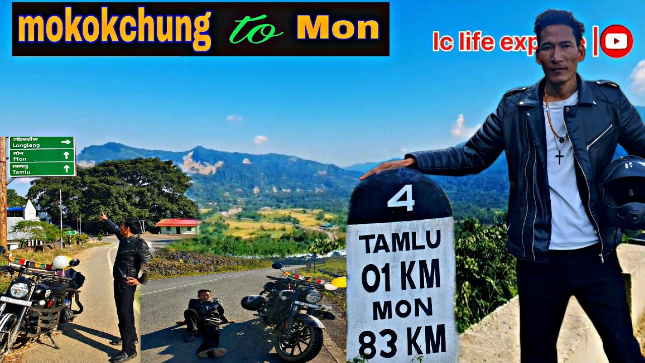 Riding from mokokchung to mon /160 km reach longwa village || meet friends || mon distt || Nagaland 