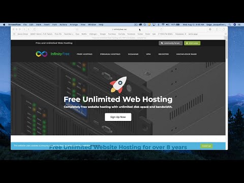 InfinityFree-account setup 2020