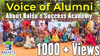 Experience at BALSU's Success Academy by CAT Alumni  BSA, Madurai