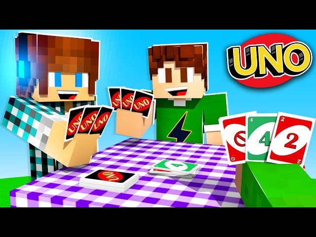 Joga o clássico jogo UNO com um novo set de Minecraft - Um