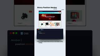 Sticky Navbar #coding #codinglife #javascript #csshtml #programming