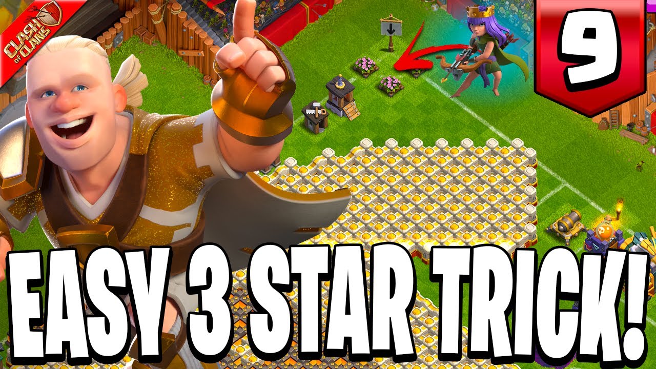 How to 3 Star Noble Number 9 Challenge - Haaland Challenge 9 (Clash of Clans)