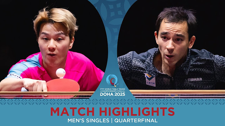 An Jaehyun vs Hugo Calderano | Match Highlights | #ITTFWorlds2025