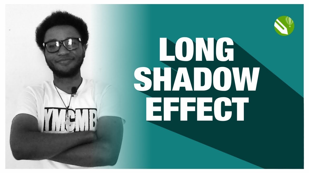 LONG SHADOW EFFECT TUTORIAL || COREL DRAW || HOW TO CREATE A LONG ...