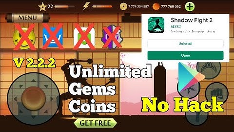 Shadow fight 2 unlimited verify gems and coins collect for Free no hack no root