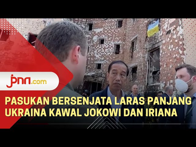 Tinjau Bangunan yang Rusak Akibat Perang di Ukraina, Jokowi: Ini Menyedihkan Sekali