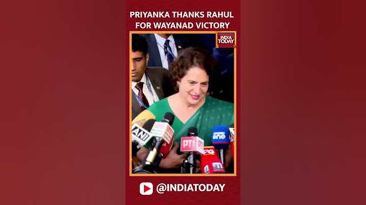 Priyanka Gandhi Reacts On Wayanad By-Poll Victory, Thanks Rahul For His Contribution And Hard Work