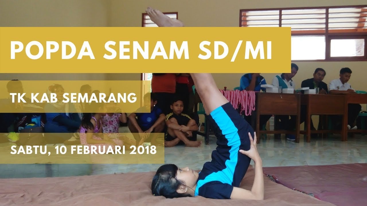 VIDEO AKSI SISWA SDN KARANGJATI 04 DALAM POPDA SENAM   SD/MI TINGKAT KAB SEMARANG  10 FEBRUARI 2018
