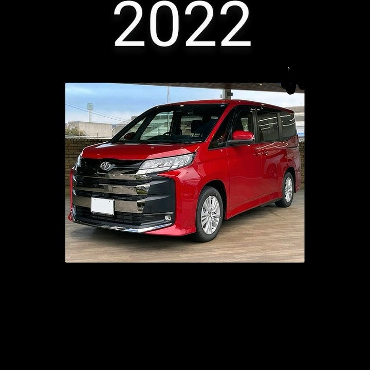 the evolution of #Toyota Noah (2000~2022)#shorts #noah