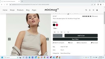 OverView Of Dynamic E commerce Site in CSharp using DotNet Framwork
