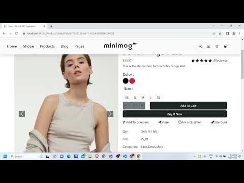 OverView Of Dynamic E commerce Site in CSharp using DotNet Framwork