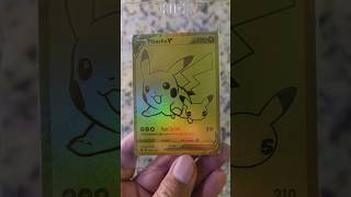 Pikachu V SWSH145 Gold Full Art Promo Pokémon Celebrations 25 UPC #pikachuv #gold #tcgpokemon