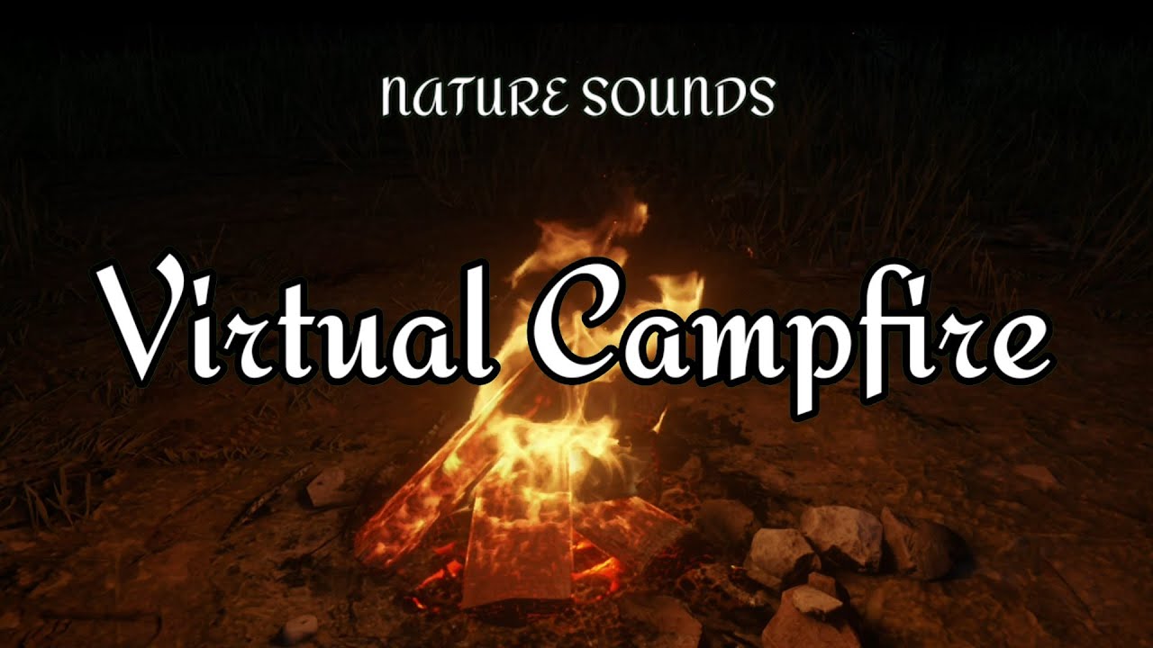 Виртуальный костер / Успокаивающие звуки потрескивания огня при бессоннице и нарушениях сна из RDR 2