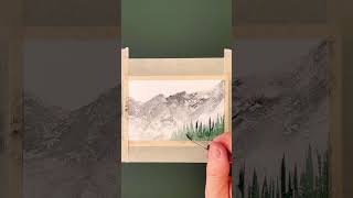 Beginner LOOSE watercolor landscape #watercolorlandscape #watercolor #loosewatercolor #artists #art