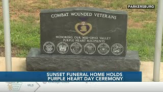 Sunset Funeral Home holds Purple Heart Day ceremony