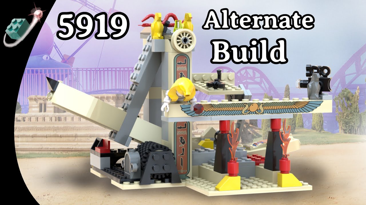 LEGO Fairground Egyptian Swing Ride Alternate Model for 5919 YouTube