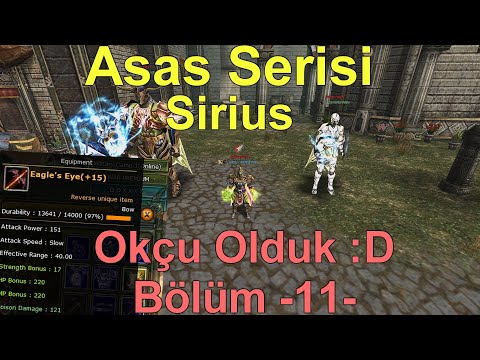 Asasla 11. Bölüm | Okçu Olduk :) | Eagle's Eye +15 | Reb10 Olduk! | Okçu PK  (KNİGHT ONLİNE)