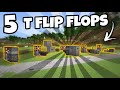 5 Different T Flip Flops In Minecraft Bedrock 1.19!!! (Windows 10, PS5, PS4, Xbox, MCPE, Switch)