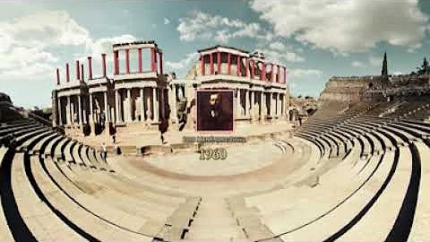 Mrida. Scenic front, theatre. Virtual guide 360