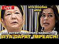 LAGOT NA! VP SARAH Harapang SINAGOT SI BBM! impeachment Babaliktarin! HINDI daW DAPAT sa KANYA!