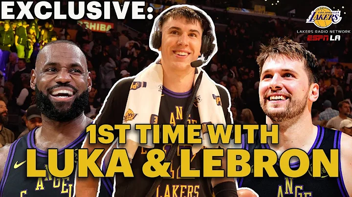 EXCLUSIVE: Jake LaRavia is "BLESSED" to Play with Luka Dončić, LeBron James & The Lakers 🙌