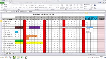 09  Tính ngày công đi làm, ngày ăn trưa    bằng hàm Countif