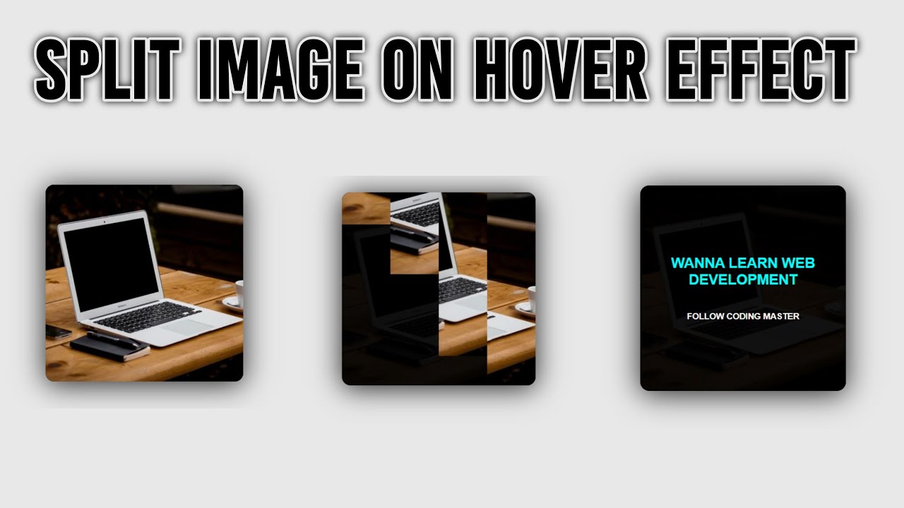 Split Image On Hover Effect Using CSS3 - YouTube