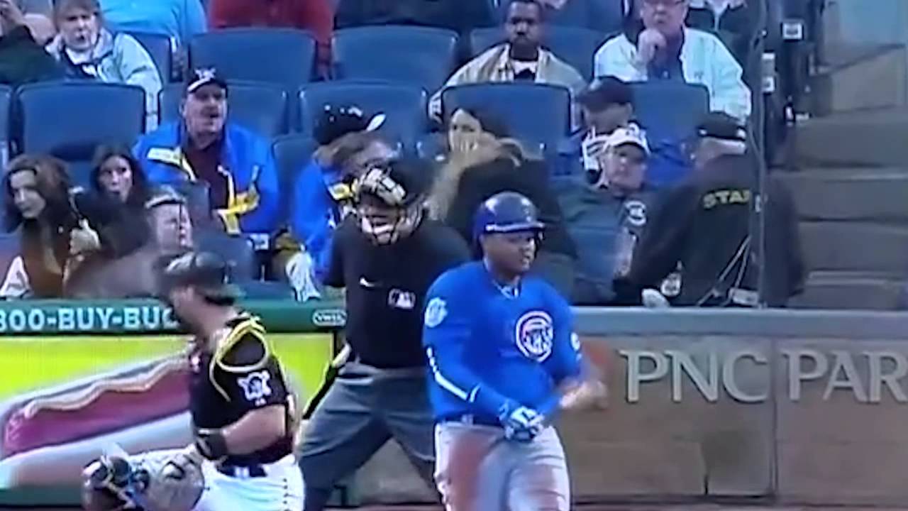 Lady hit in head with baseball OpieRadio YouTube