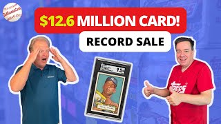 🚨Record Breaker! - 1952 Topps Mickey Mantle SGC 9.5 sells for $12.6 MILLION! Joe & Doug React 🔥