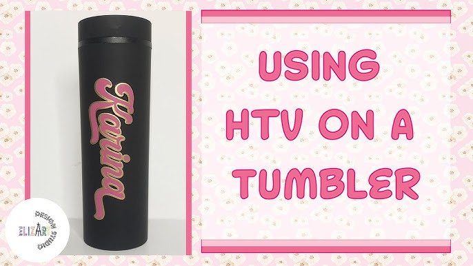 How To Seal Vinyl on a Tumbler! 