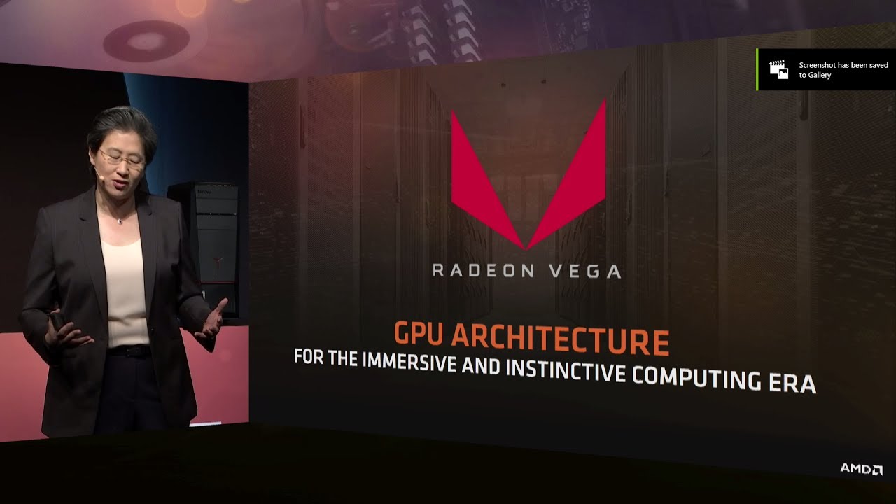 AMD shows off Radeon RX Vega with a mysterious 'Holocube'