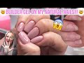 Replacing My Acrylic Extensions With A Builder Gel Overlay ft. My Natural Nails