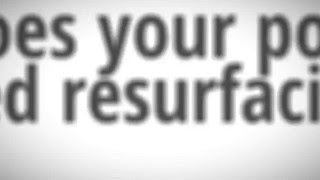 Replaster a pool