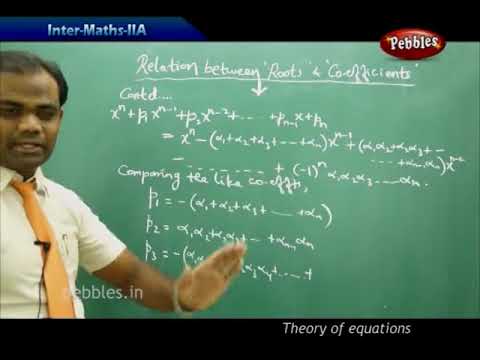 Theory of equations - part 8 I Intermediate II Year-Maths-IIA | AP & TS Syllabus