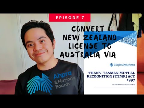 Trans-Tasman Mutual Recogntion | Converting NZ RN ??  to Australian RN ?? | NURSING 101