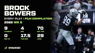 Brock Bowers: Every Touch of 2026 Week 6 | Full Film Compilation