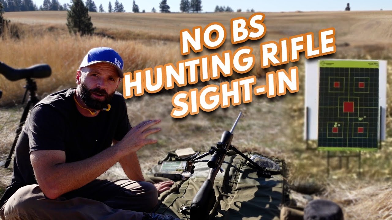 Sight-In Your Hunting Rifle - PRACTICAL METHOD From Years of Guiding