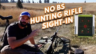 SightIn Your Hunting Rifle  PRACTICAL METHOD From Years of Guiding