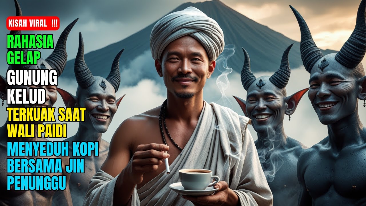 MERINDING ‼️ Rahasia Gelap Gunung Kelud Terkuak Saat Wali Paidi Menyeduh Kopi Bersama Jin Penunggu
