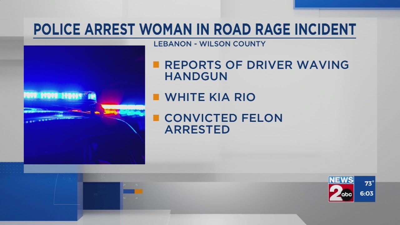 Woman charged after Lebanon road rage incident - YouTube