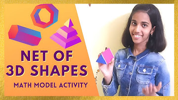 Nets of 3D Shapes 📐 | Math Model Project for Students | Geometry Explained