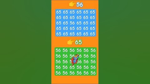 find the number - 56 #emojichallenge #shorts #viral #video #odd #eays #test  #viral